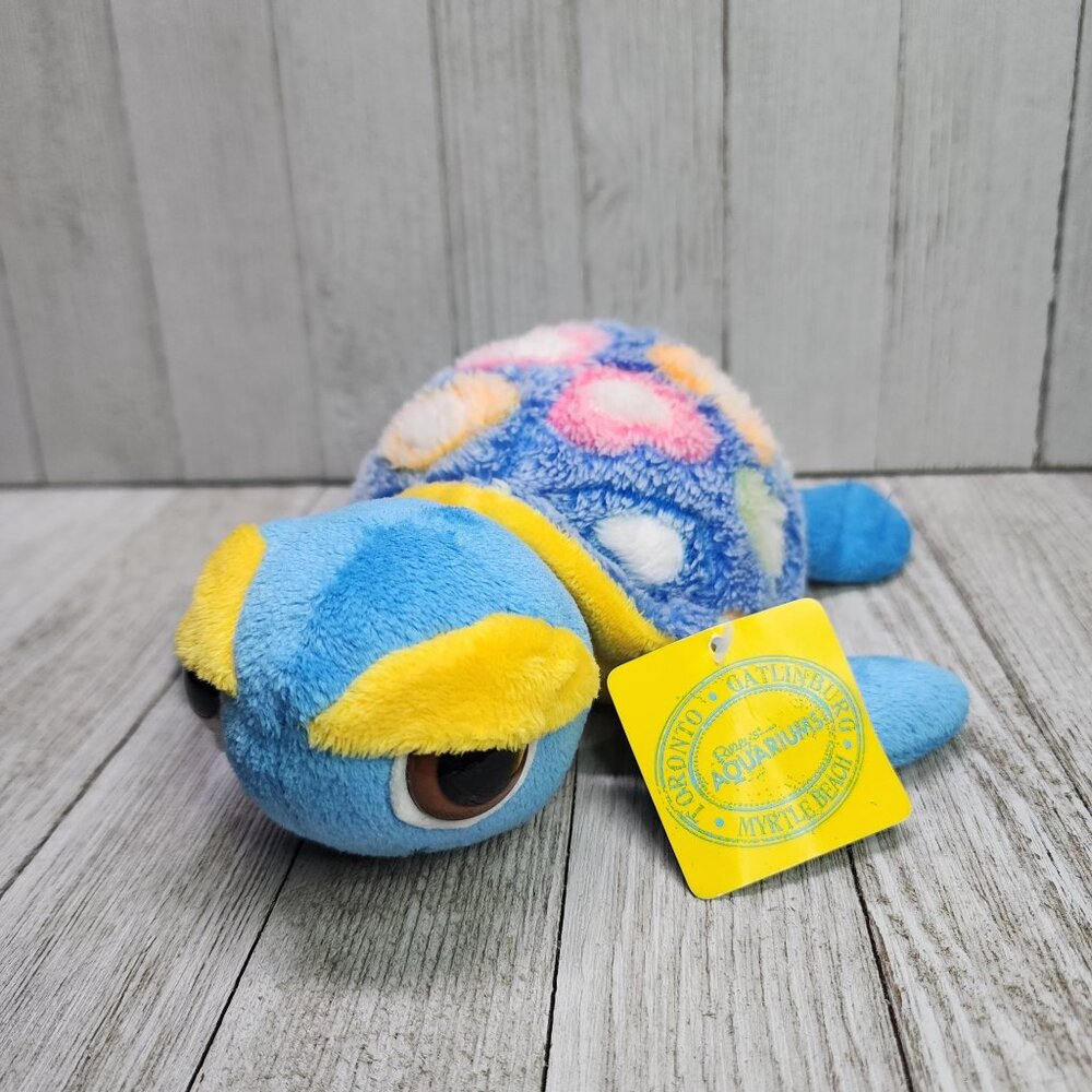 Ripley's Aquarium Sea Turtle Plush Mini Heart Design 8'' Stuffed Animal Toy